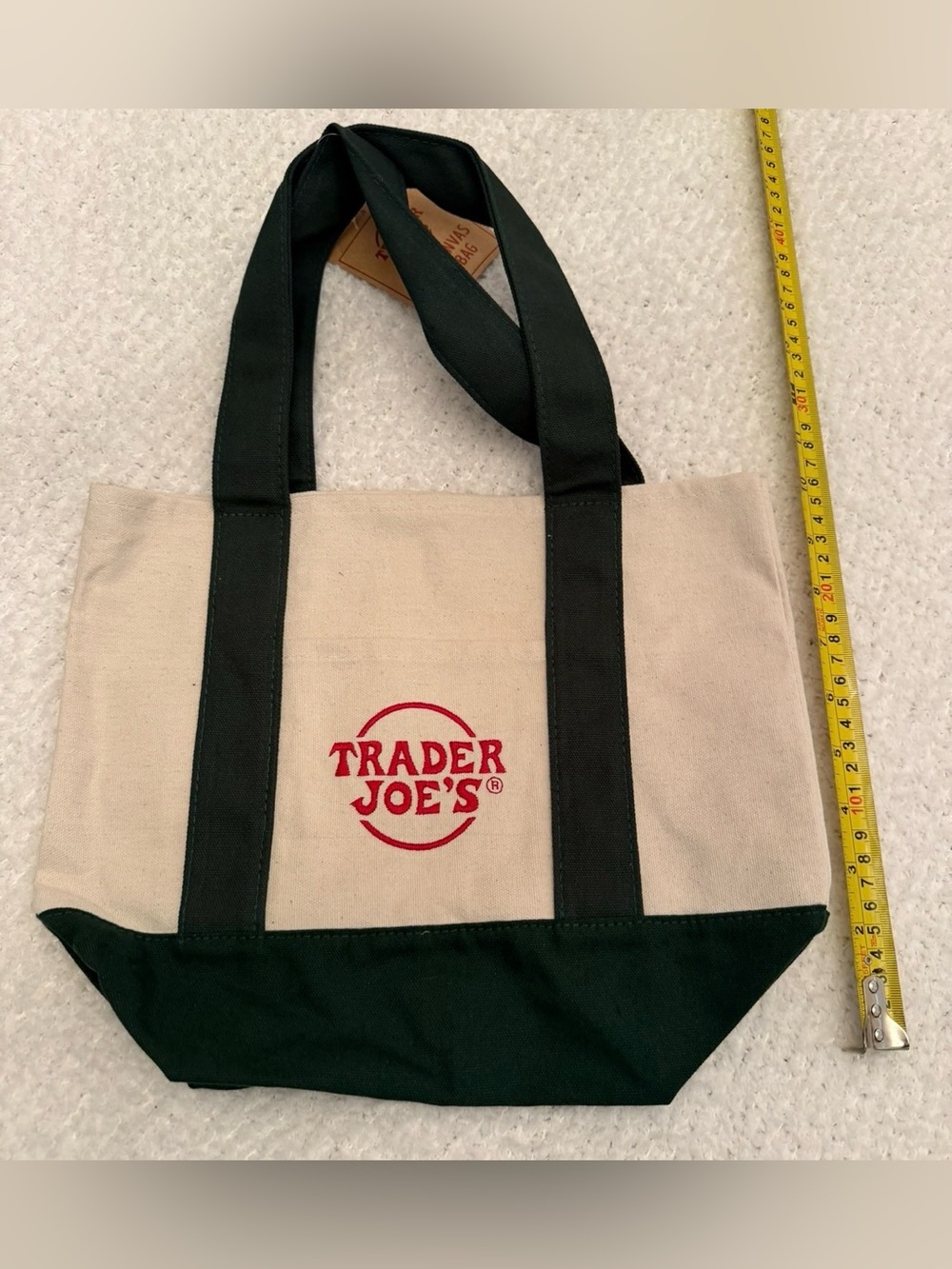 Trader Joe's Mini Canvas Totes (MANY COLORS AVAILABLE) - Sets/bundles available - Picture 6 of 11